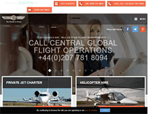 Tablet Screenshot of privatejetsdirect.co.uk